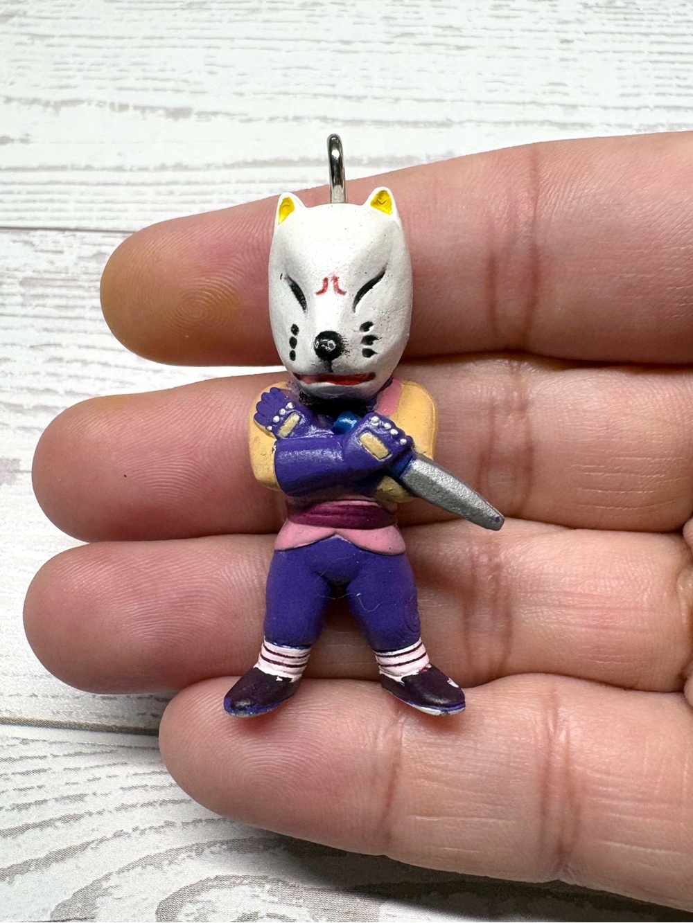 Vintage Tekken 2 Kunimitsu Keychain Figure Toy RARE